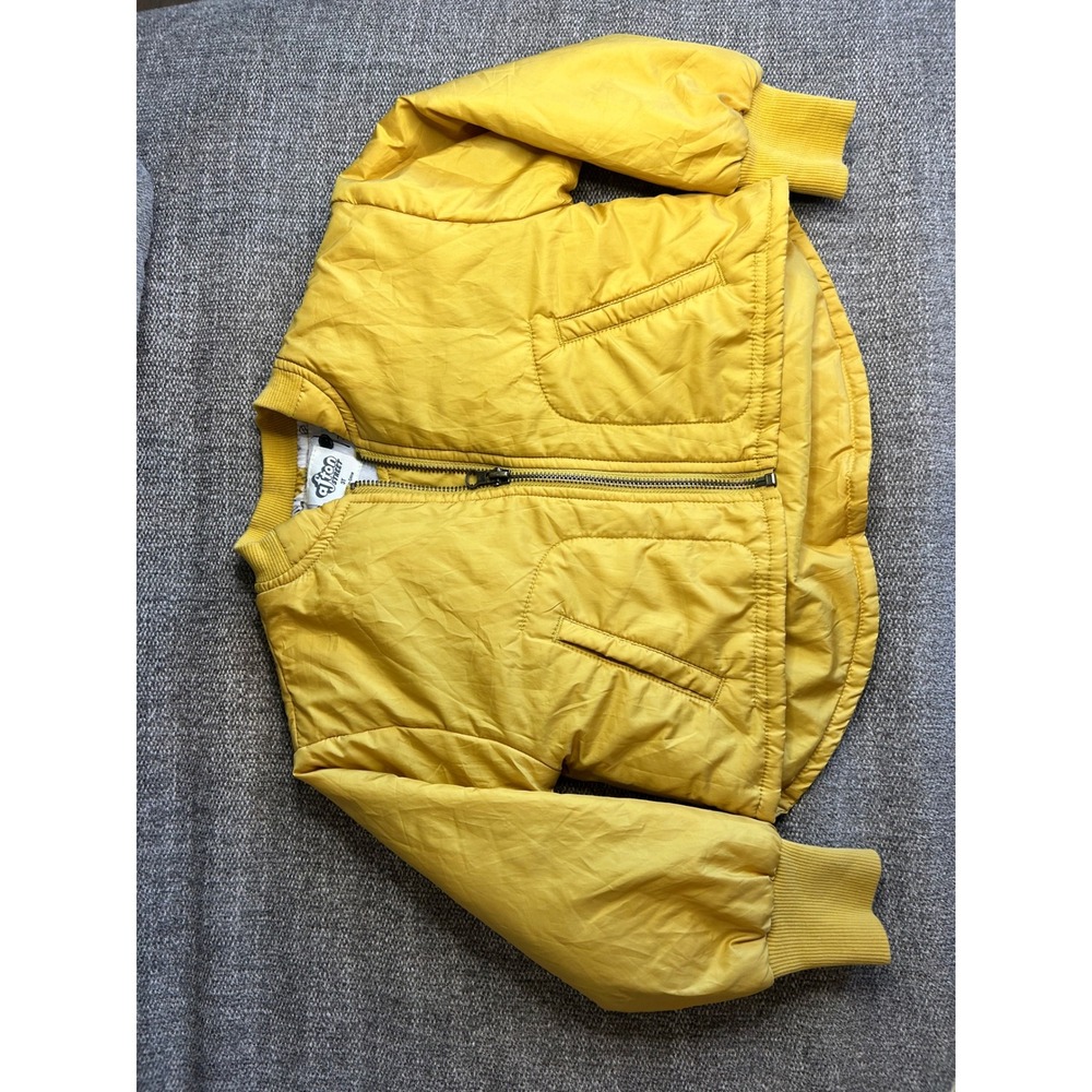 Afton Street Kids 3T Yellow Bomber Jacket Full Zip Lightweight Cute